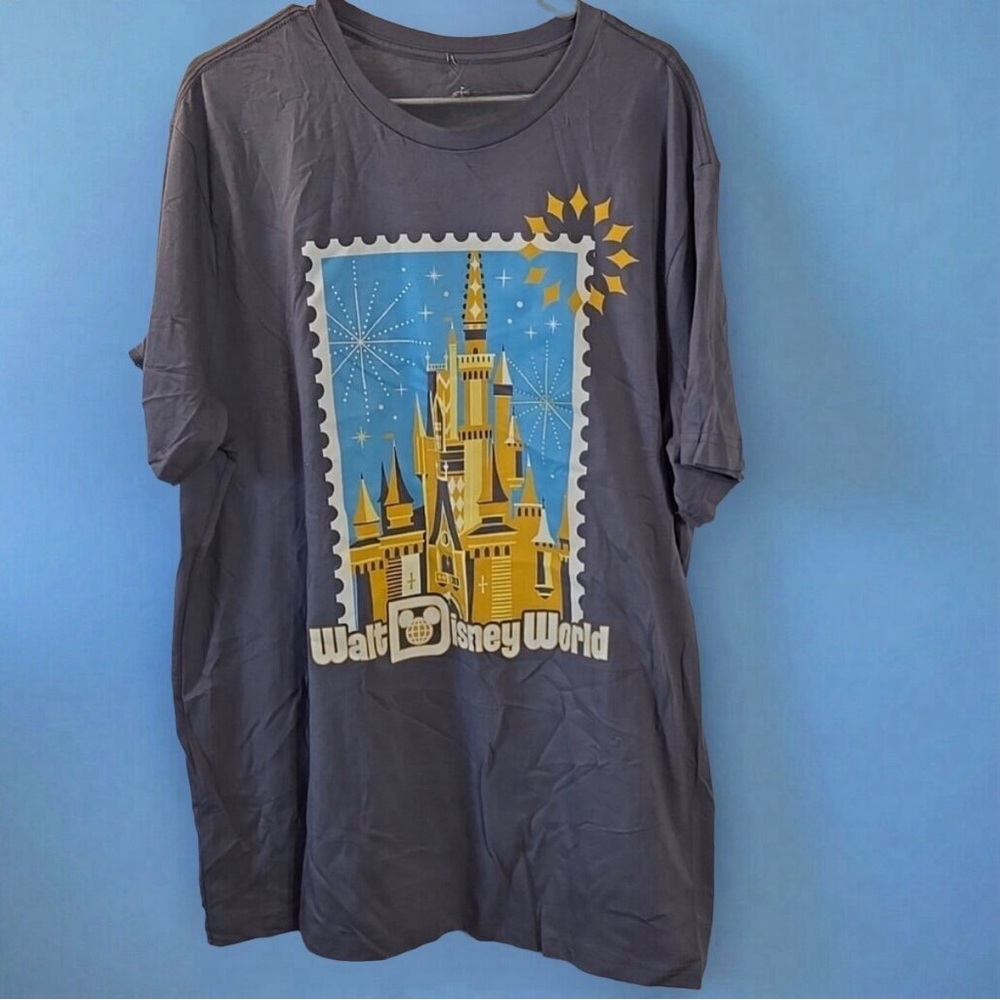 Disney Parks Walt Disney World Castle Stamp Tee